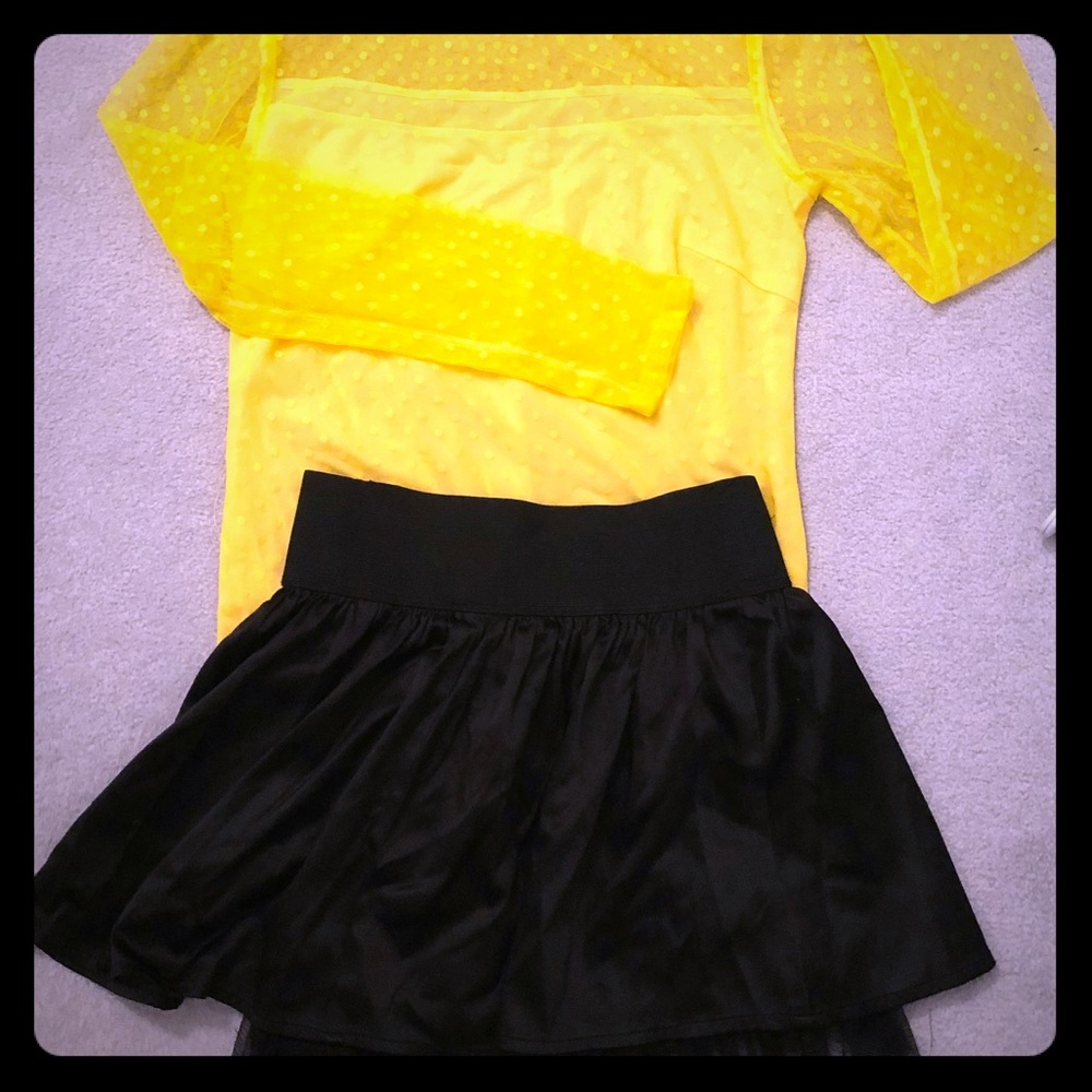 Top and Short Skirt